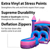 Image of Kids Pink Water Slide Bounce House Combo with Blower