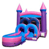 Image of Kids Pink Water Slide Bounce House Combo with Blower