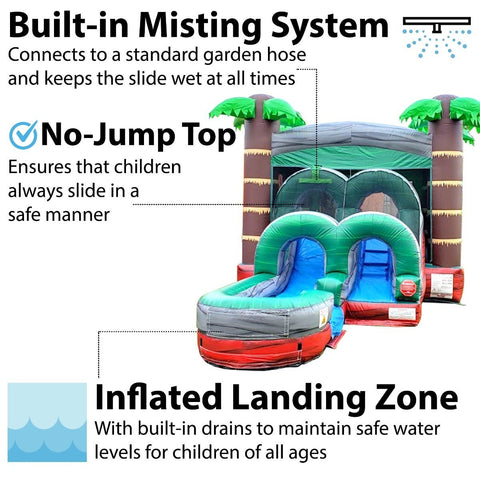 Buy Kids Inflatable Water Slide Bounce House Combo with Blower