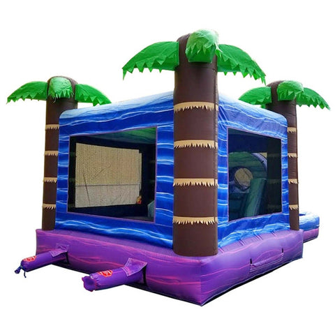 Kids Tropical Water Slide Bounce House Combo with Blower