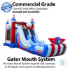 Image of Bald Eagle Double Water Slide Bounce House with Blower
