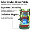 Image of Buy Mega Tropical Fire Marble Water Slide Bounce House Combo with Blower