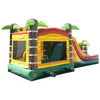 Image of Mega Tropical Fire Marble Water Slide Bounce House Combo with Blower