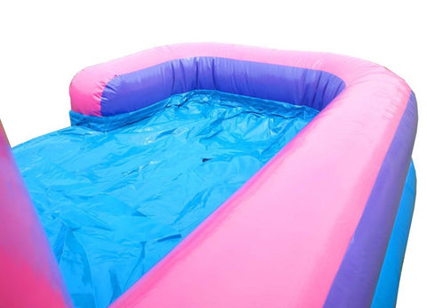 Buy Mega Pink Bouncy Castle Inflatable Water Slide Bounce House Combo with Blower