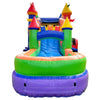 Image of Mega Rainbow Water Slide Bounce House Combo with Blower