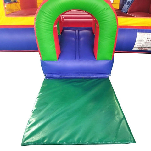 Mega Rainbow Water Slide Bounce House Combo with Blower