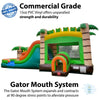 Image of Mega Tropical Water Slide Bounce House Combo with Blower