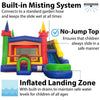 Image of Sale on Modular Modern Rainbow Inflatable Water Slide Bounce House Combo with Blower