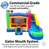 Image of Modular Sports Castle Water Slide Bounce House Combo with Blower
