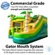 Commercial Inflatable Bounce House with Slide Trio