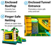 Image of Modular Tropical Water Slide Bounce House Combo with Blower