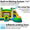 Image of Modular Tropical Water Slide Bounce House Combo with Blower