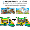 Image of Commercial Inflatable Bounce House with Slide Trio