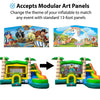 Image of Modular Sports Castle Water Slide Bounce House Combo with Blower