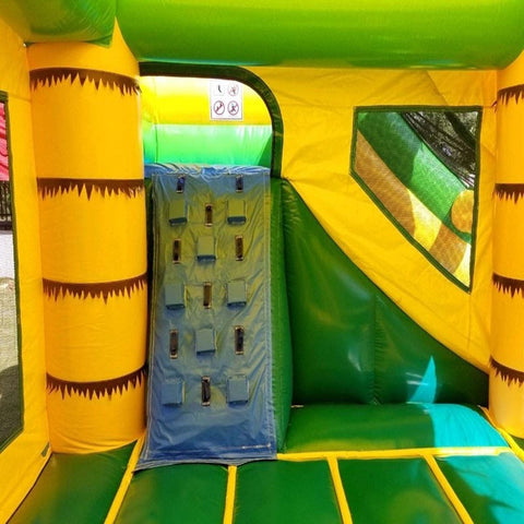 Commercial Inflatable Bounce House with Slide Trio