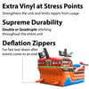 Image of Buy Deluxe Pirate Ship Inflatable Bounce House with Slide Combo and Blower