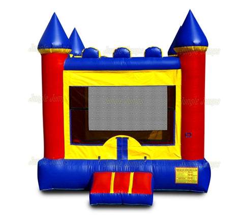 Inflatable Bounce Houses Castle with Panel location is an inflatable bounce house for sale and customization options available, Buy yours today.