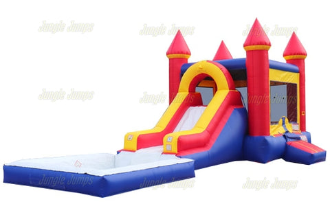 Cheerful Castle Combo n Pool by Jungle Jumps