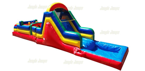 Colorful Slide Obstacle Course