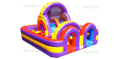 18'H Aqua Splash Slide by Jungle Jumps