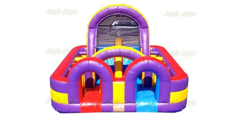 18'H Aqua Splash Slide by Jungle Jumps
