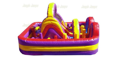 18'H Aqua Splash Slide by Jungle Jumps