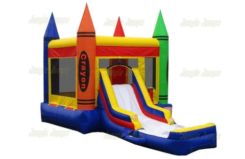15' H Crayon Combo with Pool by Jungle Jumps
