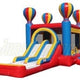 15' H Rainbow Double Lane Balloon Combo by Jungle Jumps