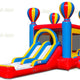 15' H Rainbow Double Lane Balloon Combo by Jungle Jumps