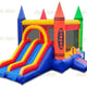 15'H Double Lane Crayon Dry Combo by Jungle Jumps