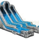 Double Lane Marble and Blue Slide
