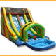 20'H Inflatable Double Lane Splash Water Slide by Ultimate Jumpers
