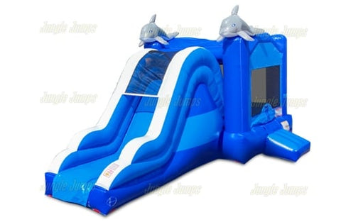 15'H Dry Dolphin Combo by Jungle Jumps