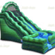 18'H Emerald Rippling Tide Slide Splash Pool by Jungle Jumps