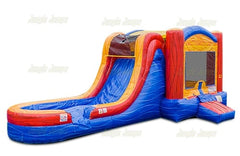 15' H Castle Combo with Splash Pool by Jungle Jumps