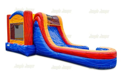 15' H Castle Combo with Splash Pool by Jungle Jumps