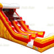 18'H Fire Tide Wave Slide by Jungle Jumps