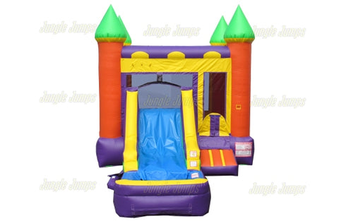 Front Slide Combo with Pool II by Jungle Jumps
