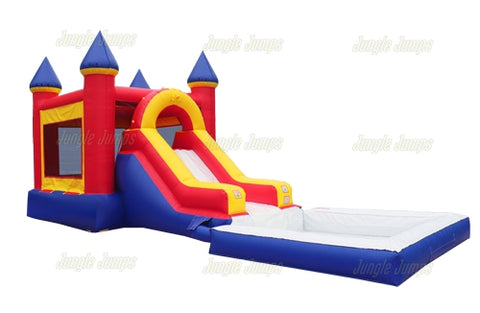 Fun Castle Combo with Pool by Jungle Jumps
