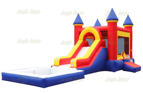 Fun Castle Combo with Pool by Jungle Jumps