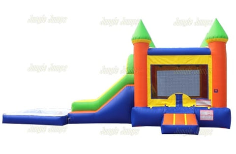 15' H Inflatable Combo with Pool by Jungle Jumps