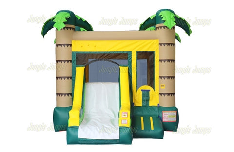 14'H Inflatable Palm Slide Combo by Jungle Jumps