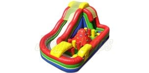 13'H Inside Obstacle Course & Slide II by Jungle Jumps