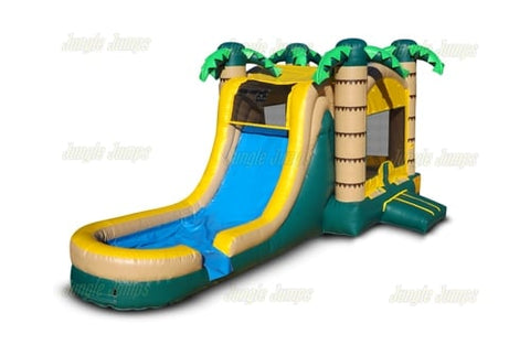 15' H Jungle Combo with Splash Pool by Jungle Jumps
