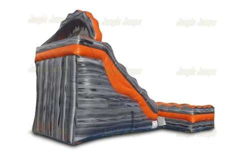 18'H Lava Rippling Tide Slide with Splash Pool by Jungle Jumps