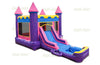 Image of Marvelous Pink Front Slide Combo with Pool