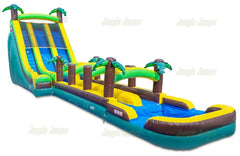 26'H Mighty Tropical Super Slide by Jungle Jumps