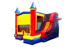 15'H Modual Castle side Slide Combo by Jungle Jumps