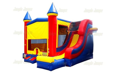 15'H Modual Castle side Slide Combo by Jungle Jumps