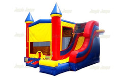 15'H Modual Castle side Slide Combo by Jungle Jumps